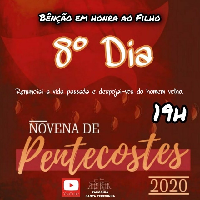 Novena de PENTECOSTES - 8° Dia