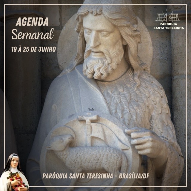 Agenda Semanal - 19 à 25 de junho