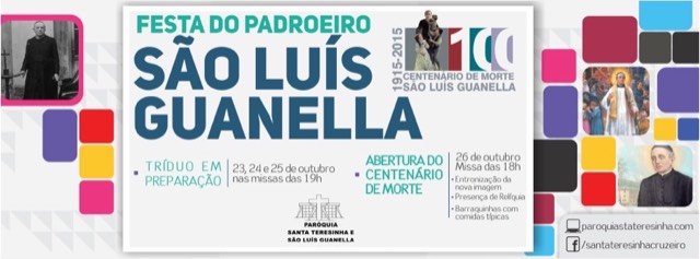 Festa do padroeiro - São Luís Guanella