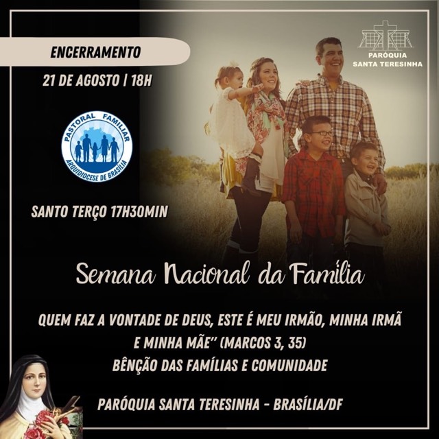 Encerramento da Semana Nacional da Família em nossa Paróquia