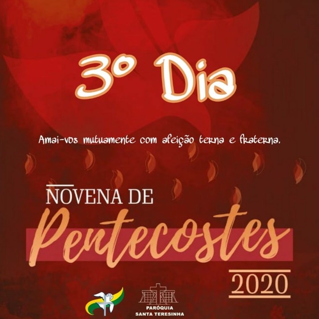 Novena de PENTECOSTES - 3° Dia