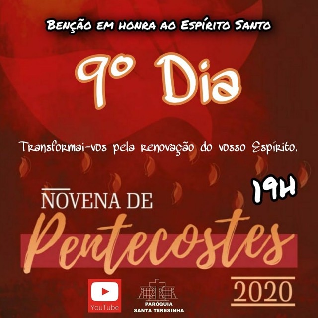 Novena de PENTECOSTES - 9° Dia