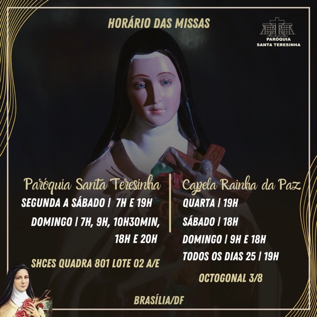 Horário das Missas