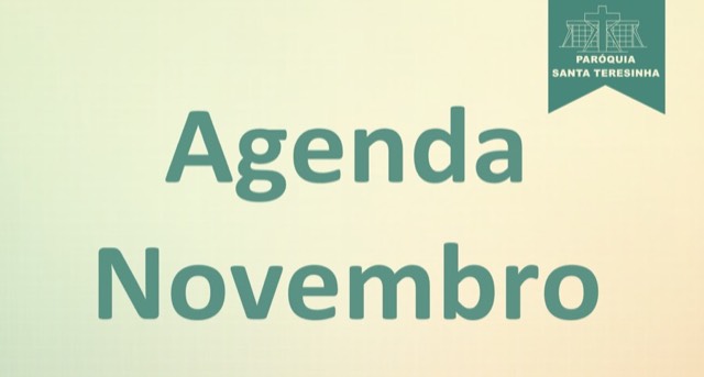 Agenda Novembro