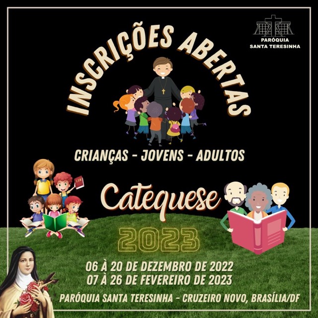 Inscrições e renovações da catequese