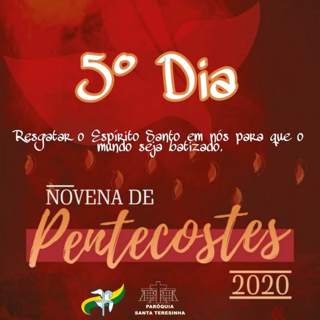 Novena de PENTECOSTES - 5° Dia