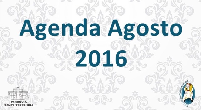 Agenda Agosto 2016